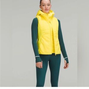 Lululemon another mile sonic yellow vest